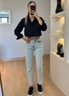 Liza Siyah Fiyonk Gömlek