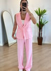 Loris Pembe Yelek Takım
