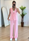 Loris Pembe Yelek Takım