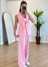 Loris Pembe Yelek Takım