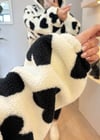 Love Siyah Peluş Mont