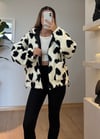 Love Siyah Peluş Mont