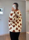 Love Turuncu Peluş Mont