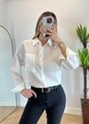 Lucy Beyaz Tensel Gömlek