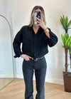Lucy Siyah Tensel Gömlek