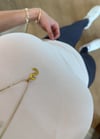 Mary Yarım Kollu Krem Pamuklu Body