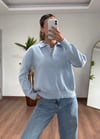 Mavi Polo Yaka Triko
