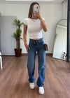 Merlin Açık Mavi Straight Jean