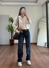 Merlin Koyu Mavi Straight Jean