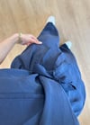 Modal Lacivert Yelek Bel Lastik Pantolon