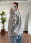 Muadil Marka Gri Peluş Mont