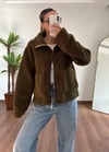 Muadil Marka Haki Peluş Mont