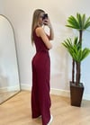 Nezzy Double Kumaş Kırmızı Palazzo Pantolon