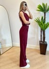 Nezzy Double Kumaş Kırmızı Palazzo Pantolon