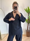 Nily Lacivert Ceket Takım