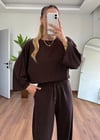 Nova Kahverengi Eşofman Takımı