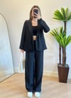 Osla Parıltılı İçi Astarlı Blazer Ceket