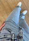 Ossa Parıltılı Straight Jean 