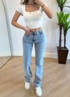 Ossa Parıltılı Straight Jean 