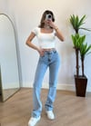 Ossa Parıltılı Straight Jean 