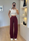 Osya Bordo Yelek Takım