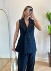 Osya Lacivert Yelek Takım