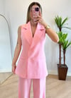 Osya Pembe Yelek Takım