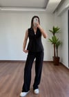 Osya Siyah Yelek Takım