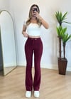 Paly Bordo İspanyol Tayt Eşofman