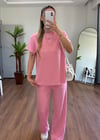 Pembe Eşofman Takımı