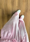 Pera Desenli Pembe Bağlamalı Pantolon