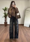 Perla Mavi Taşlı Jean