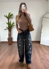 Perla Mavi Taşlı Jean