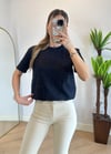 Pery Lacivert Taşlı Tshirt