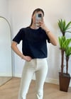 Pery Lacivert Taşlı Tshirt
