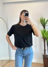 Pery Siyah Taşlı Tshirt