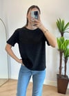 Pery Siyah Taşlı Tshirt