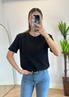 Pery Siyah Taşlı Tshirt