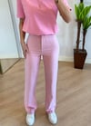 Pery Taşlı Pembe Kumaş Pantolon