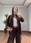 Puantiye Kahverengi Takım