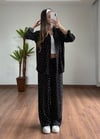 Puantiye Siyah Takım