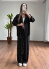 Puantiye Siyah Takım