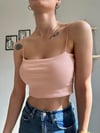 Renkli crop askılı atlet 