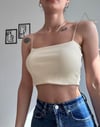 Renkli crop askılı atlet 