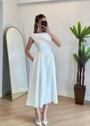 Sarah Beyaz Elbise