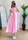 Sarah Pembe Elbise