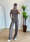 Sarah Vizon Kısa Kol Eşofman Takım