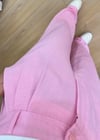 Shine Pembe Keten Pantolon