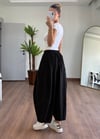 Siyah Modal Kumaş Şalvar Pantolon