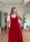Sun Kırmızı Tşört Elbise